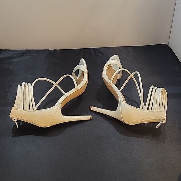 STEVE MADDEN MULTI-STRAP HIGH HEEL ROUND TOE SANDAL - Picture 10 of 15